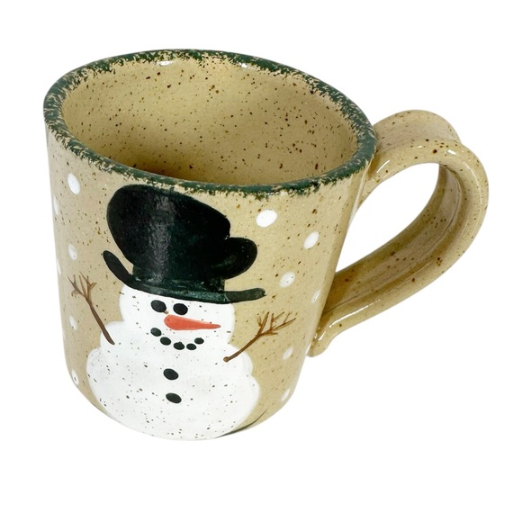 Three Rivers Other - THREE RIVERS POTTERY Tan Snowman Mug
